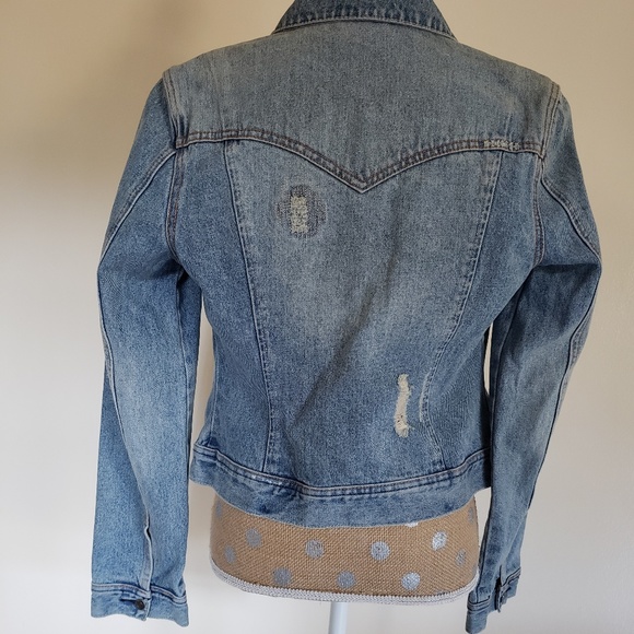 Duck Head  DISTREESSED Jeans Jacket - Picture 2 of 4